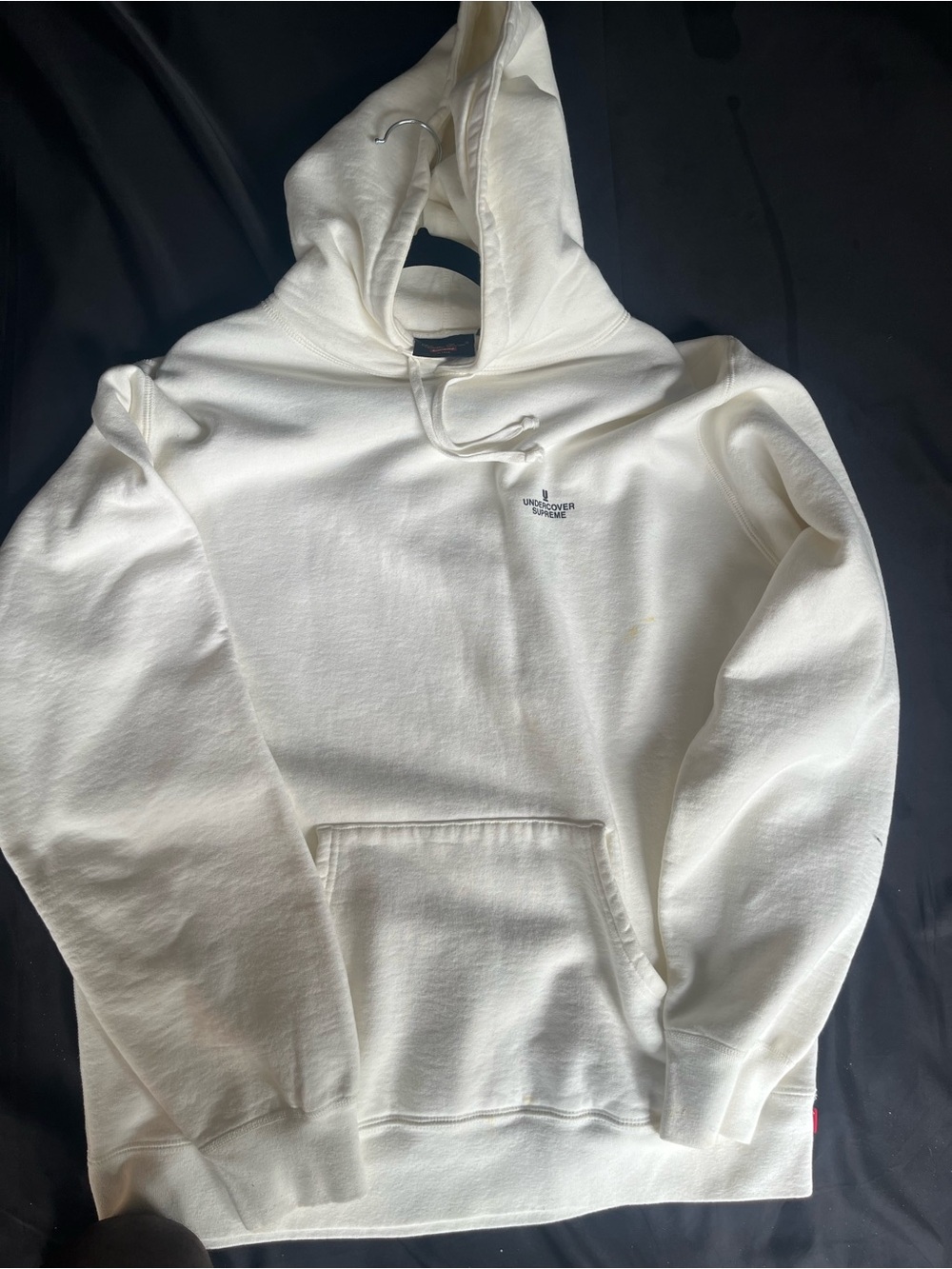 Supreme Off-White Pullover Hoodie - Cream/White